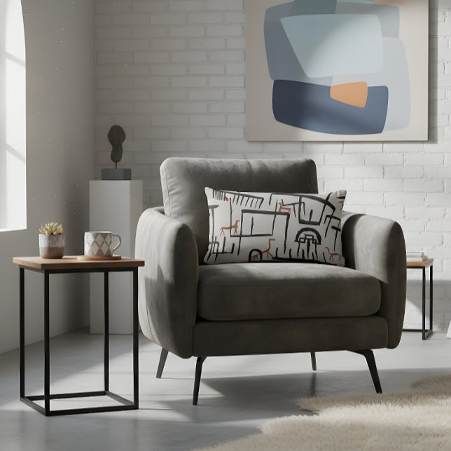 Primitive Pulse Lumbar Pillow (Creator Uploaded)