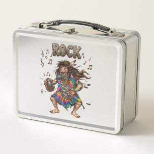 Primitive Rock Music Metal Lunch Box