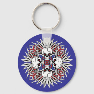 Primitive Skulls Keychain