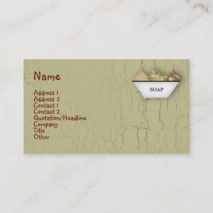 Primitive Soap Business Card