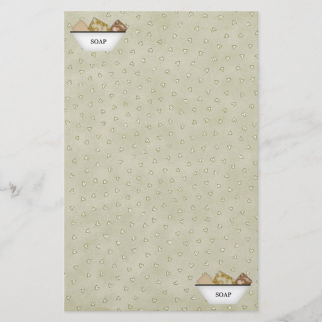 Primitive Soap Stationery (Front)