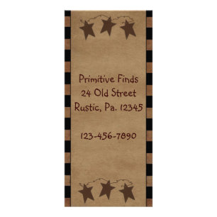 Primitive Stars Rack Card