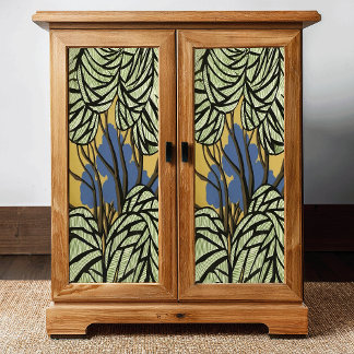 Primitive Style Trees and Leaves Decoupage Tissue Paper