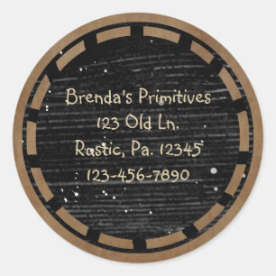Primitive Wood Look Sticker