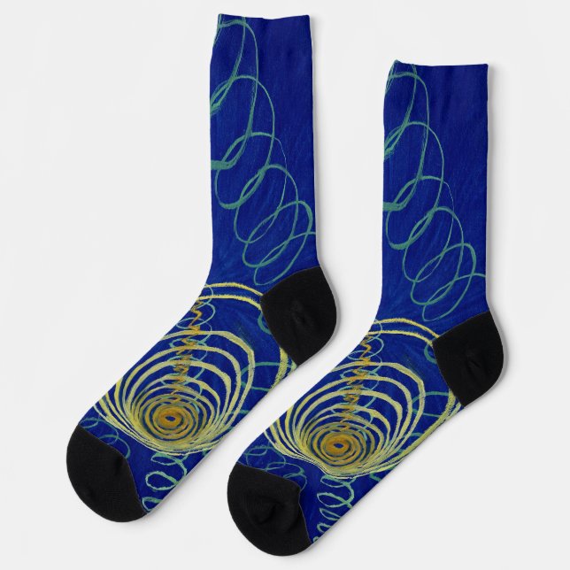 Primordial Chaos by Hilma af Klint Socks (Left)