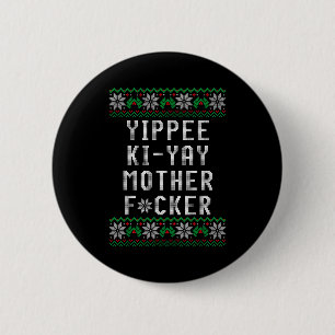 Primotees Uni-adults Black Christmas - Small - Lon 2 Inch Round Button