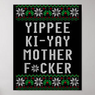 Primotees Uni-adults Black Christmas - Small - Lon Poster