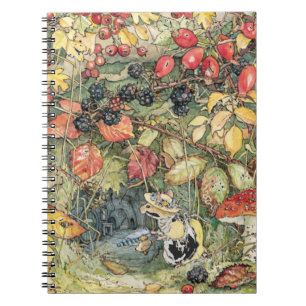 Primrose at the entrance to the tunnels Spiral Notebook