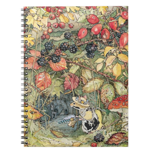 Primrose at the entrance to the tunnels Spiral  Notebook (Front)