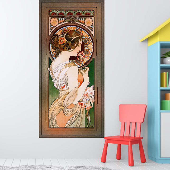 Primrose by Alphonse Mucha Poster (Nursery 1)