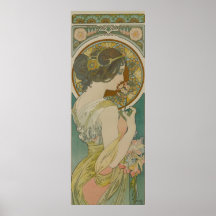 Primrose by Alphonse Mucha 