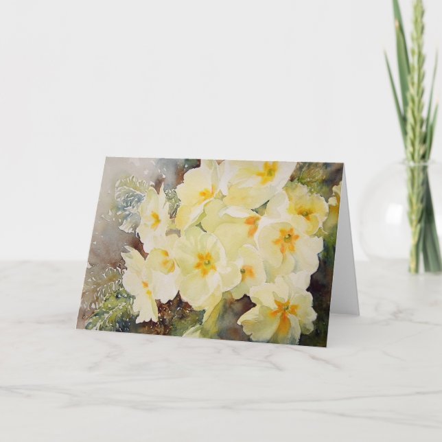 Primrose Posy Card (Front)
