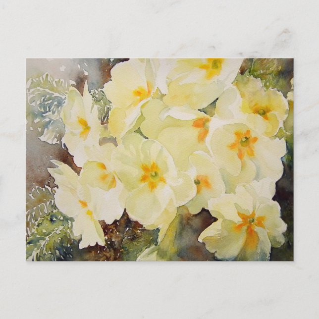 Primrose Posy Postcard (Front)