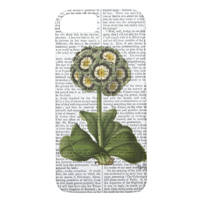 Primula Auricula Blue Case-Mate iPhone Case (Back)