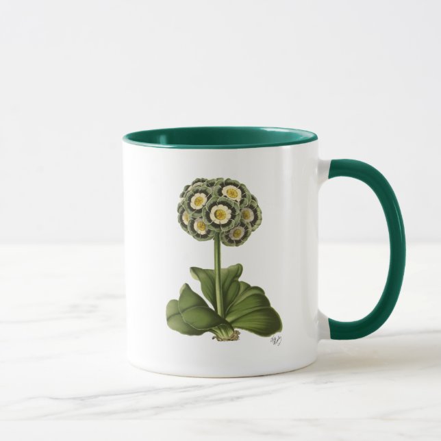 Primula Auricula Blue Mug (Right)