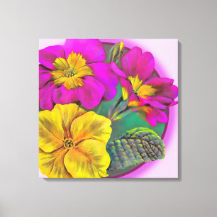 Primula canvas fine art wrap print