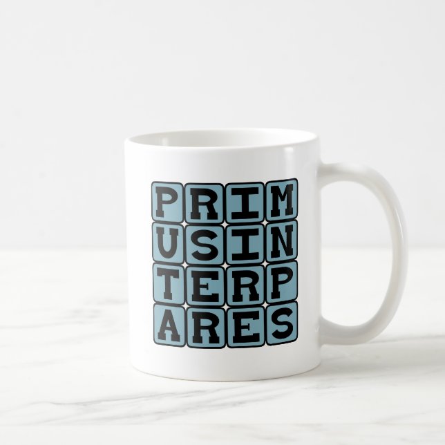 Primus Inter Pares, First Among Equals Coffee Mug (Right)