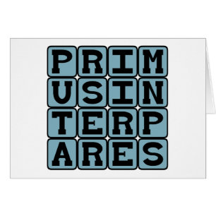 Primus Inter Pares, Premier Parmi Ses Pairs