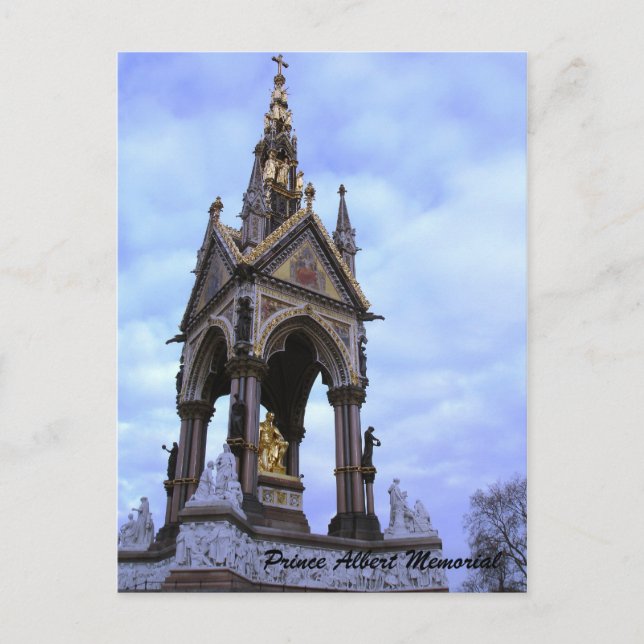 Prince Albert Memorial Postcard (Front)