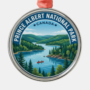 Prince Albert National Park Canada Metal Ornament