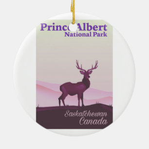 Prince Albert National Park, Saskatchewan, Canada Ceramic Ornament