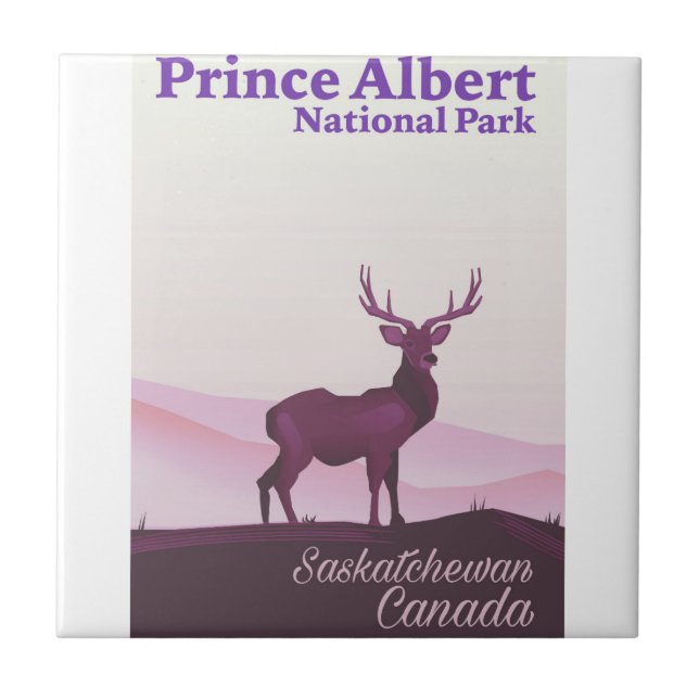 Prince Albert National Park, Saskatchewan, Canada Tile (Front)