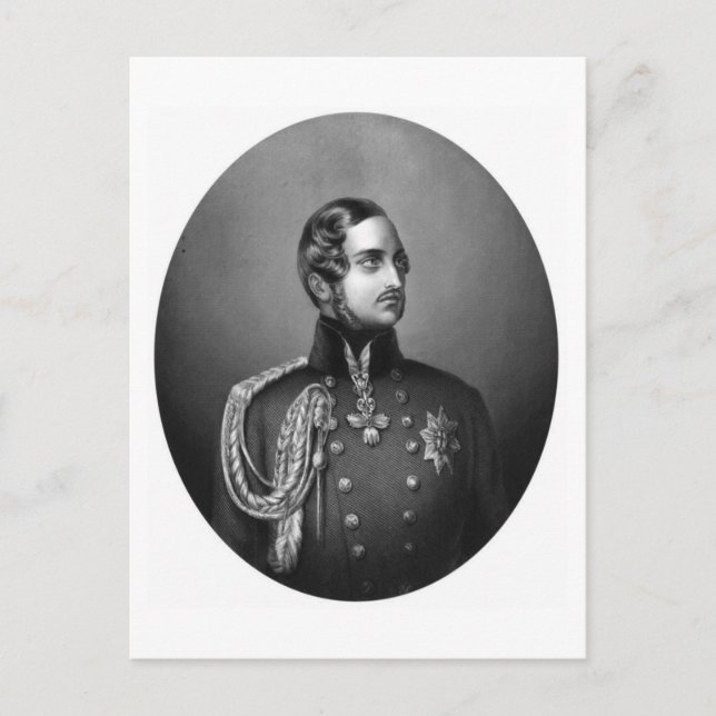 Prince Albert Portrait Postcard (Front)