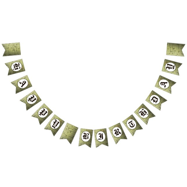 Prince and Crown Birthday Party Bunting Flags (All)