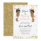 Prince and princess Gender Reveal invite Gold