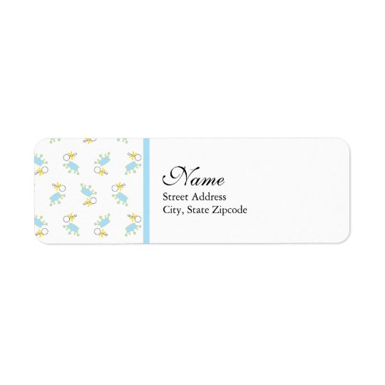 Prince and Rattle Return Address Label