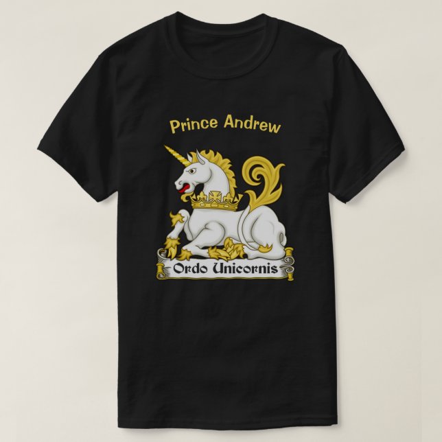Prince Andrew T-Shirt (Design Front)