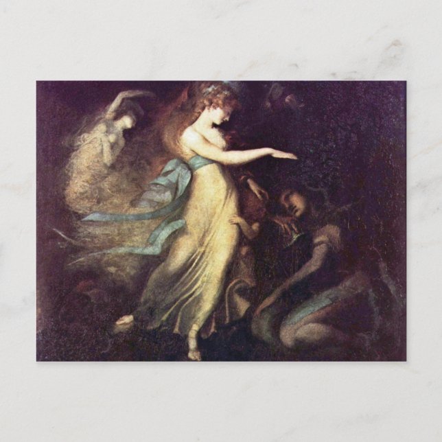 Prince Arthur And The Fairy Queen By Füssli Johann Postcard (Front)