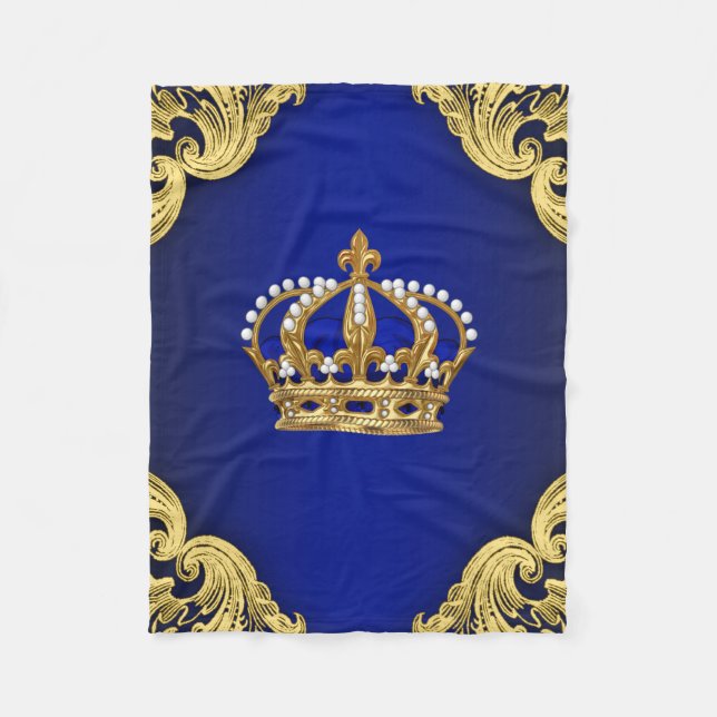 Prince Baby Boy Blanket (Front)
