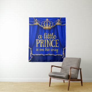 Prince Baby Shower Backdrops Tapestry