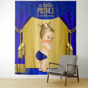 Prince Baby Shower Backdrops Tapestry