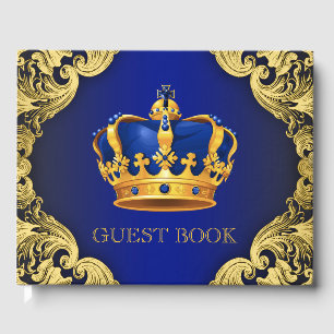 Prince Baby Shower Guest Book