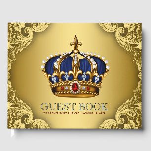 Prince Baby Shower Guest Book
