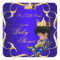 Prince Baby Shower Royal Blue Gold Boy Crown 3