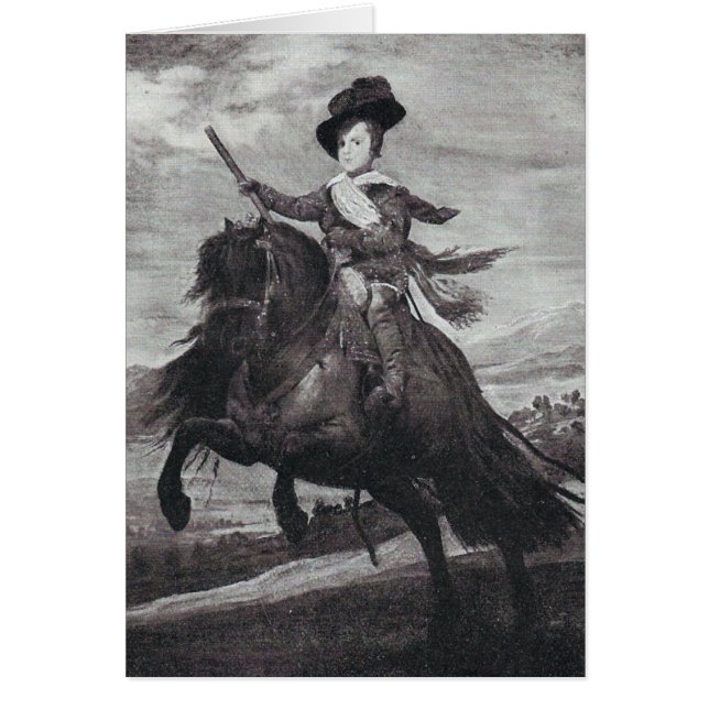 Prince Balthasar à cheval par Velazque (Devant)