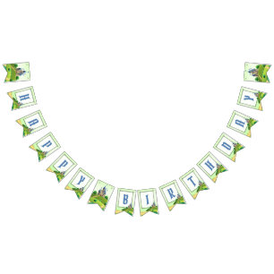 Prince Birthday Party Bunting Flags