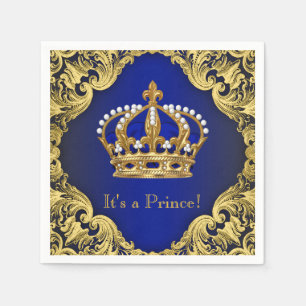 Prince Boy Baby Shower Napkins