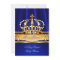 Prince Boy Baby Shower Royal Blue Gold