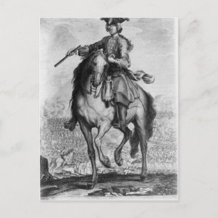 Prince Charles Edward Stuart at the Battle Postcard