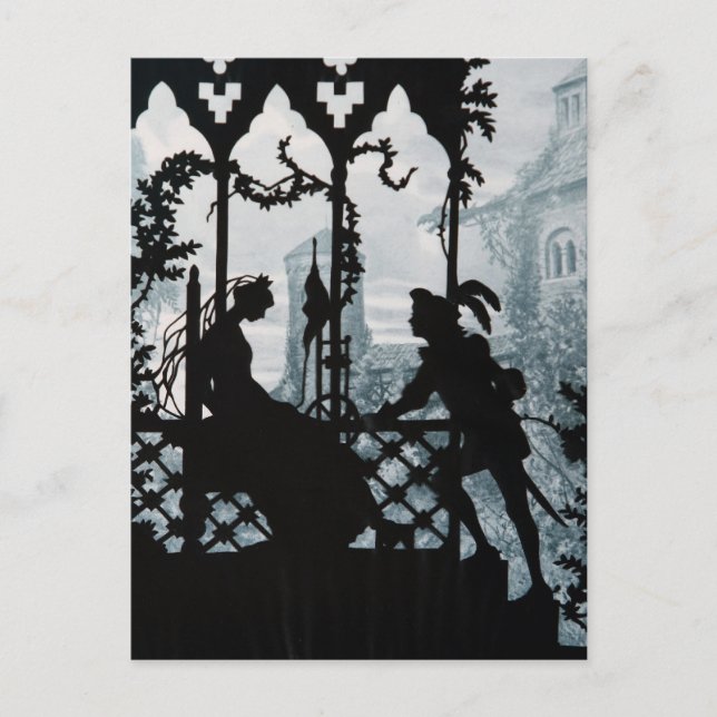 Prince Charming and Princess Postcard (Front)