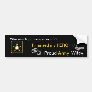 Prince charming or HERO? Bumper Sticker