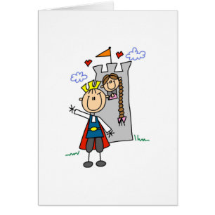 Prince Charming Rescues Rapunzel Card