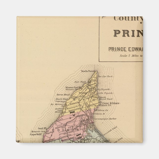 Prince Co, PEI Magnet (Front)