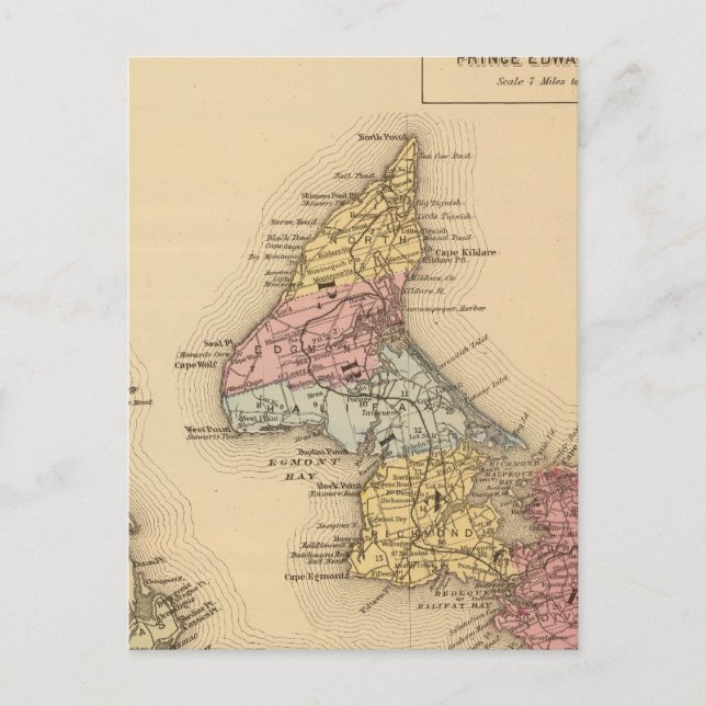 Prince Co, PEI Postcard (Front)