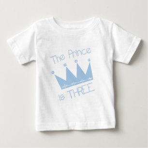 Prince Crown 3rd Birthday Tshirts and Gifts