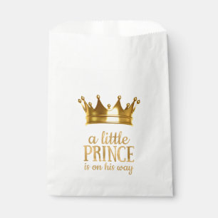 Prince Crown Baby Shower Favour Bag